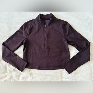 Old Navy Deep Purple Quarter-Zip Pullover